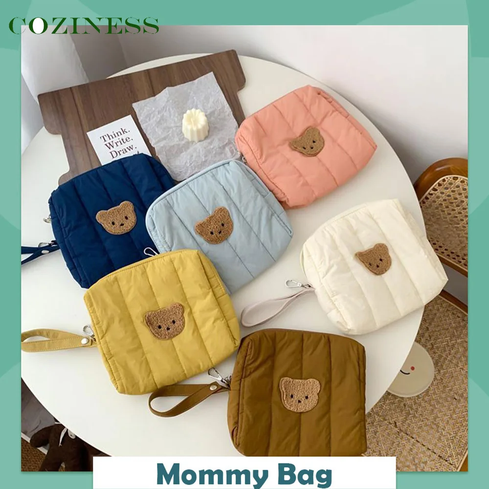 Сумка для детских подгузников из полиэстера, на молнии 
Сумка для детских подгузников из полиэстера, на молнии