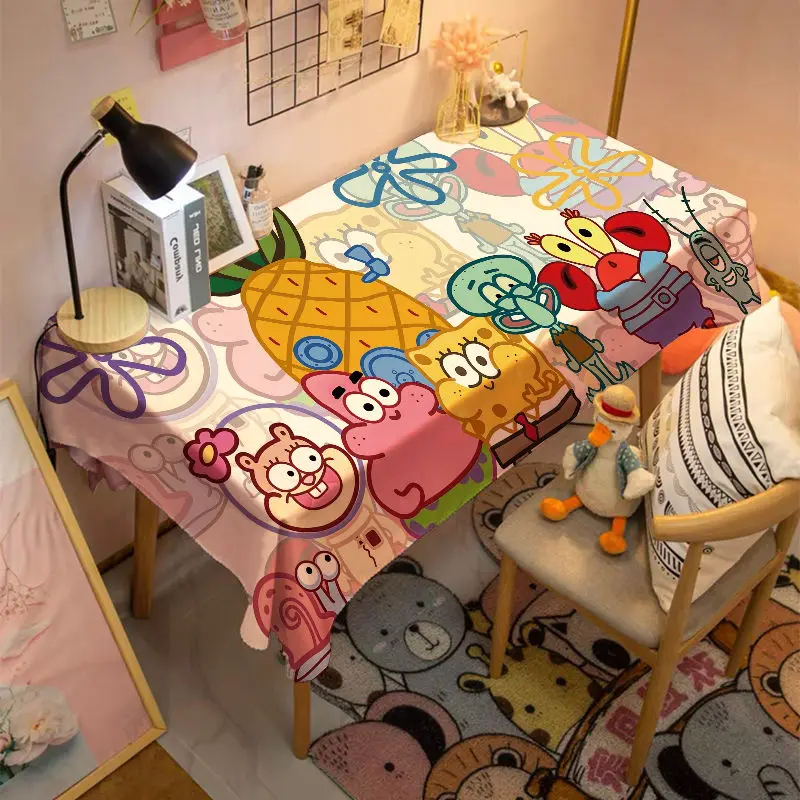 Tablecloth Cartoon Cute Spongebobs Creative Animation Patrick Stars Home Decor Waterproof Table Mat Kawaii Sweet Birthday Gift
Tablecloth Cartoon Cute Spongebobs Creative Animation Patrick Stars Home Decor Waterproof Table Mat Kawaii Sweet Birthday Gift