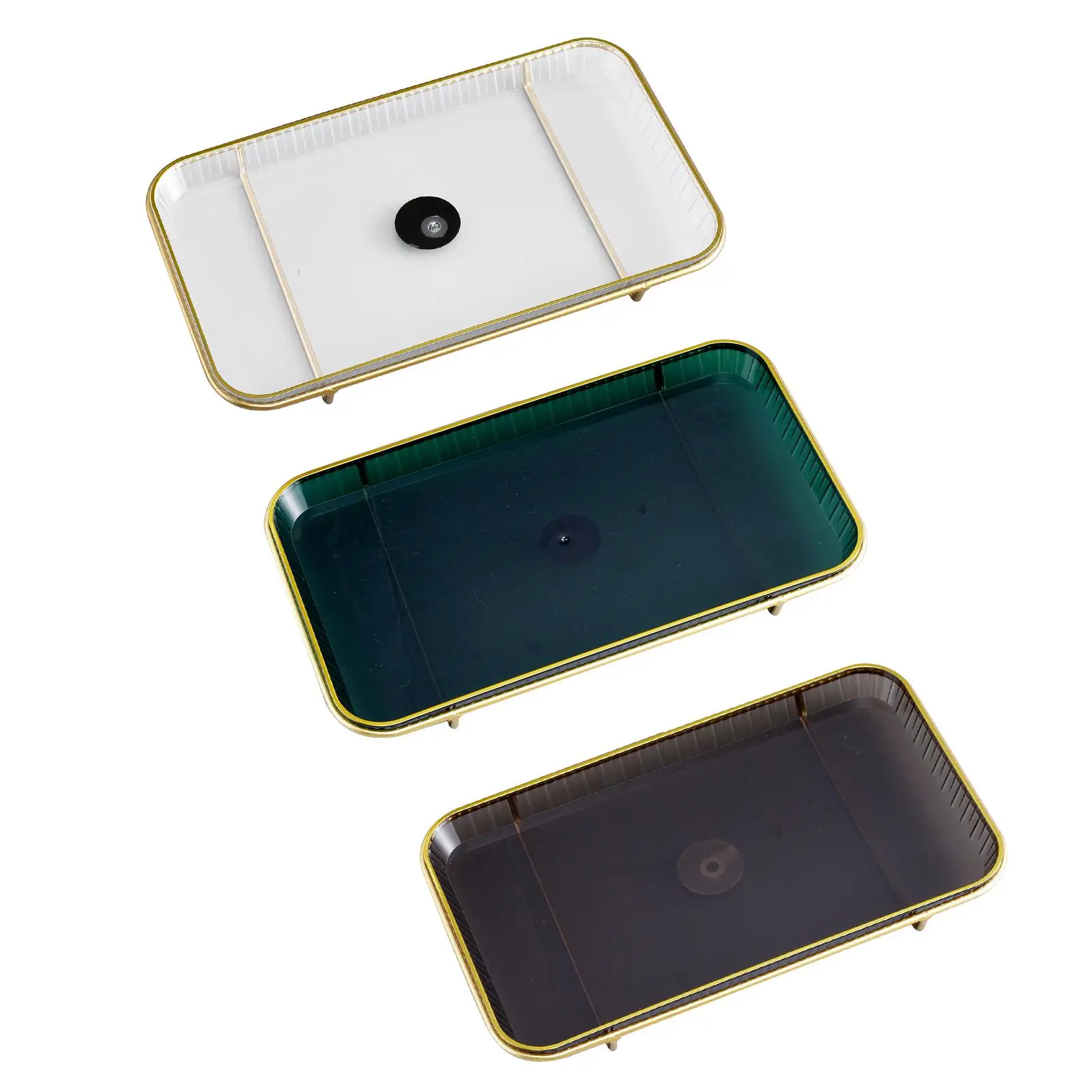 Modern Bathroom Cosmetic Storage Tray Countertop Organizer Makeup Tray Display Container Rack for Jewelry Lipstick Dresser 
Modern Bathroom Cosmetic Storage Tray Countertop Organizer Makeup Tray Display Container Rack for Jewelry Lipstick Dresser