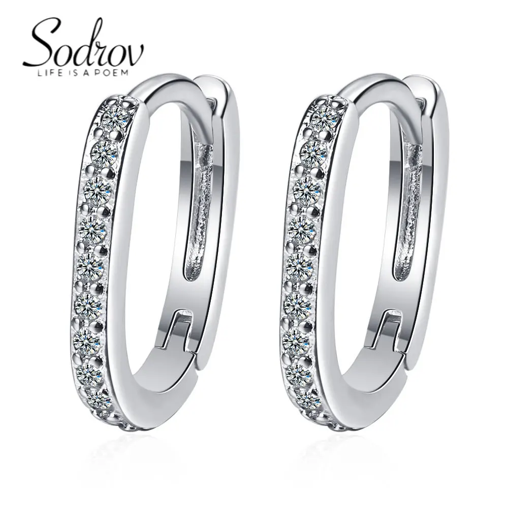 

Korean Fashion Silver Color Geometric Ellipse Hoop Earrings for Women Wedding Jewelry Gift Earring
