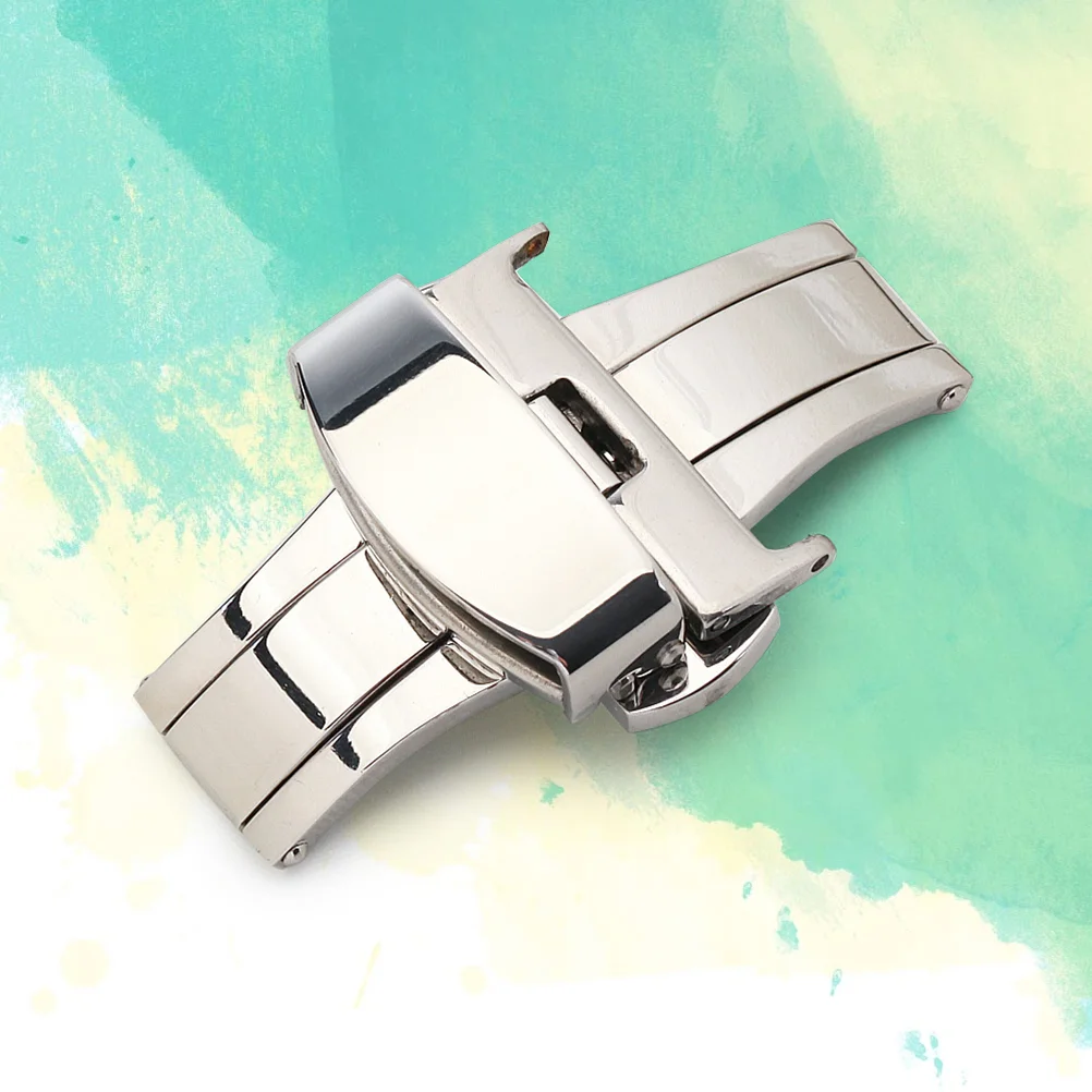 Buckle Non Automatic Elastic Belt Double Press Clasp Stainless Steel Watch Accessories
Buckle Non Automatic Elastic Belt Double Press Clasp Stainless Steel Watch Accessories