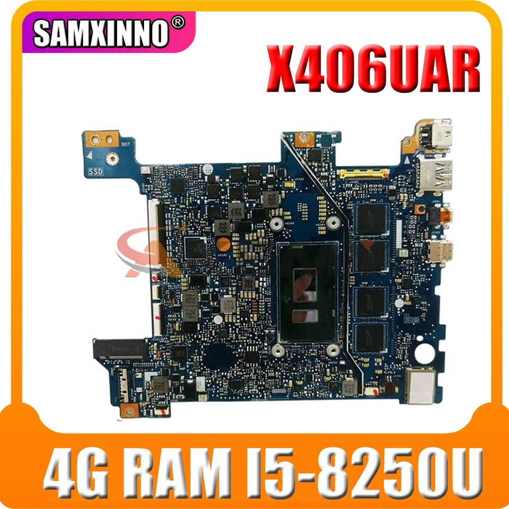 X406UAR Motherboard For ASUS VIVOBOOK X406U S406U S406 V406U X406UA X406U Laptop motherboard Mainboard W/ 4G/I5-8250U CPU
X406UAR Motherboard For ASUS VIVOBOOK X406U S406U S406 V406U X406UA X406U Laptop motherboard Mainboard W/ 4G/I5-8250U CPU