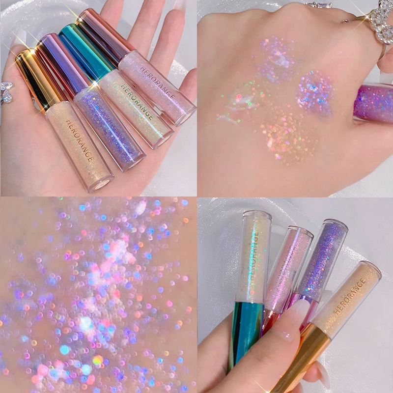 Shimmer Eye Shadow Liquid Multicolored Eye Makeup Glitter Pearlescent Sparkling Natural Long-lasting Diamond Shine Delicate
Shimmer Eye Shadow Liquid Multicolored Eye Makeup Glitter Pearlescent Sparkling Natural Long-lasting Diamond Shine Delicate