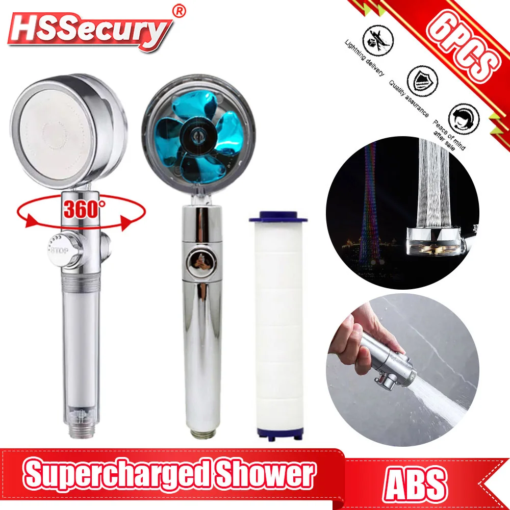 Propeller Shower Head Water Saving Flow 360 Degrees Rotating With Fan ABS Rain High Pressure spray Nozzle Bathroom Accessories
Propeller Shower Head Water Saving Flow 360 Degrees Rotating With Fan ABS Rain High Pressure spray Nozzle Bathroom Accessories