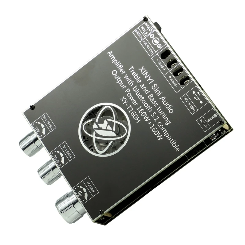 TDA7498E Bluetooth-compatible 5.1 Amplifier Board Digital Power Module 2x160W Two-channel Stereo Sound AMP T160H
TDA7498E Bluetooth-compatible 5.1 Amplifier Board Digital Power Module 2x160W Two-channel Stereo Sound AMP T160H