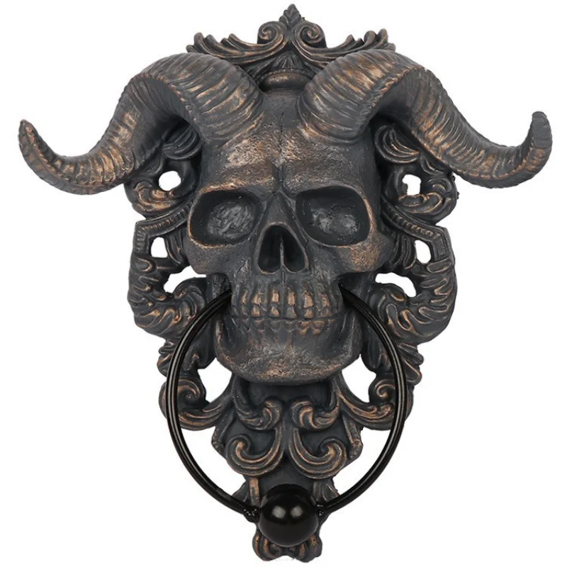 Resin Punk Skull Sheep Head Wall Pendant Crafts Home Decoration Accessories 
Resin Punk Skull Sheep Head Wall Pendant Crafts Home Decoration Accessories
