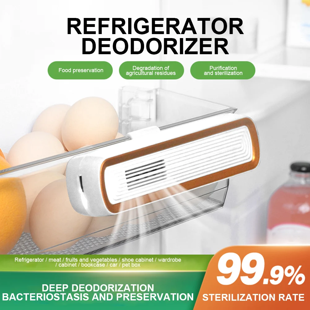 Refrigerator Deodorizing Sterilizer Portable Household Ozone Purifier USB Fast Charging Keeping Fresh Deodorant Sterilizer
Refrigerator Deodorizing Sterilizer Portable Household Ozone Purifier USB Fast Charging Keeping Fresh Deodorant Sterilizer