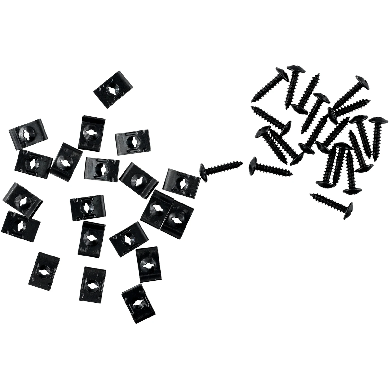 Car Bumper Fender Trim U-type Clips Metal Panel Fasteners Parts With Screw 20Set Black Useful Durable High Quality
Car Bumper Fender Trim U-type Clips Metal Panel Fasteners Parts With Screw 20Set Black Useful Durable High Quality