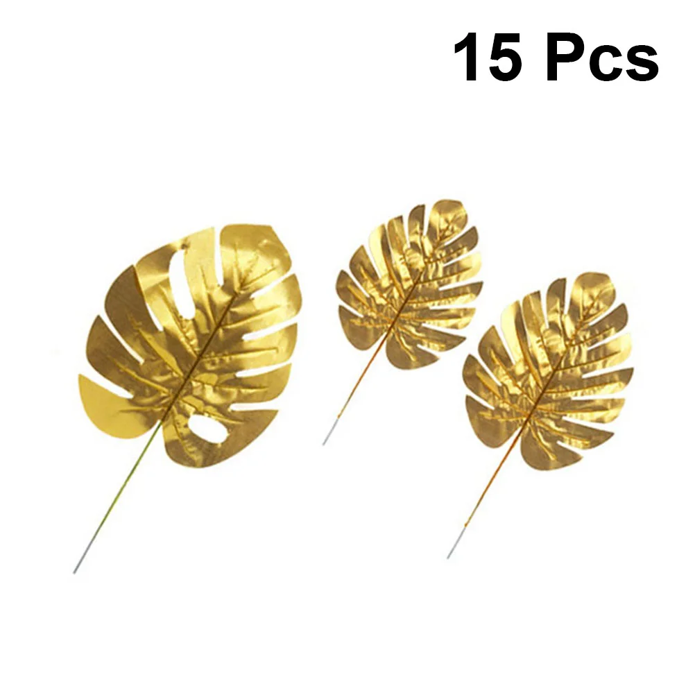 Leaves Monstera Palm Artificial Leaf Golden Tropical Gold Decorations Faux Decoration Party Fake Simulation Wedding Metal Stems
Leaves Monstera Palm Artificial Leaf Golden Tropical Gold Decorations Faux Decoration Party Fake Simulation Wedding Metal Stems
