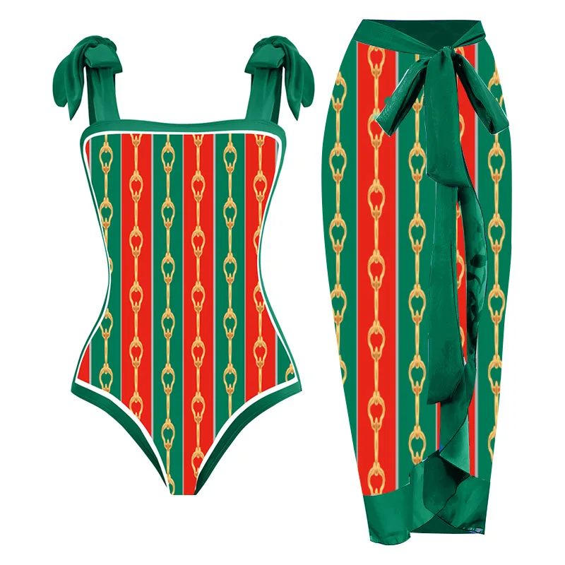 Bikini Bodysuit Swimwear Women With Skirt Bathing Suit Summer New Ruffle Splice Print Beachwear Holiday Bikini Cover Ups Outfits
Bikini Bodysuit Swimwear Women With Skirt Bathing Suit Summer New Ruffle Splice Print Beachwear Holiday Bikini Cover Ups Outfits