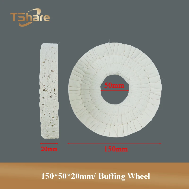 Полировальные колеса YIDIAN BW001-2 из хлопка 150x50x20 мм, 2 шт
Полировальные колеса YIDIAN BW001-2 из хлопка 150x50x20 мм, 2 шт
