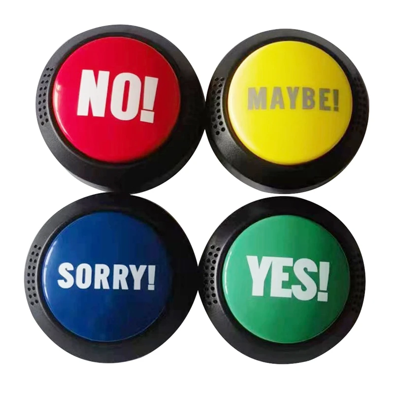 4PCS Pet Squeeze Sound Box Music Box Dog Yes Or NO Sound Button Party Supplies Button Buzzer Sounding Box
4PCS Pet Squeeze Sound Box Music Box Dog Yes Or NO Sound Button Party Supplies Button Buzzer Sounding Box