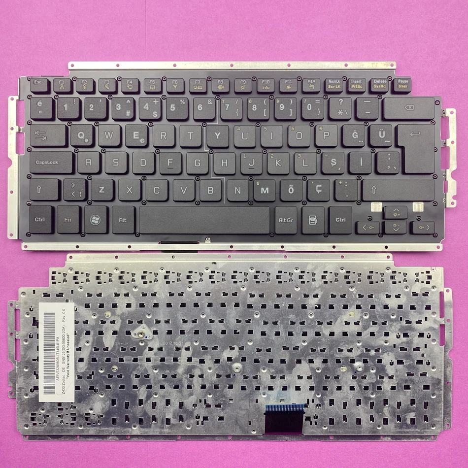 Turkish Laptop Keyboard For LG Ultrabook Z430 Zodiac Z430-G Z430-SVC Z435 Z45 Z450 Z450-G Z455 Z460 TR Layout
Turkish Laptop Keyboard For LG Ultrabook Z430 Zodiac Z430-G Z430-SVC Z435 Z45 Z450 Z450-G Z455 Z460 TR Layout