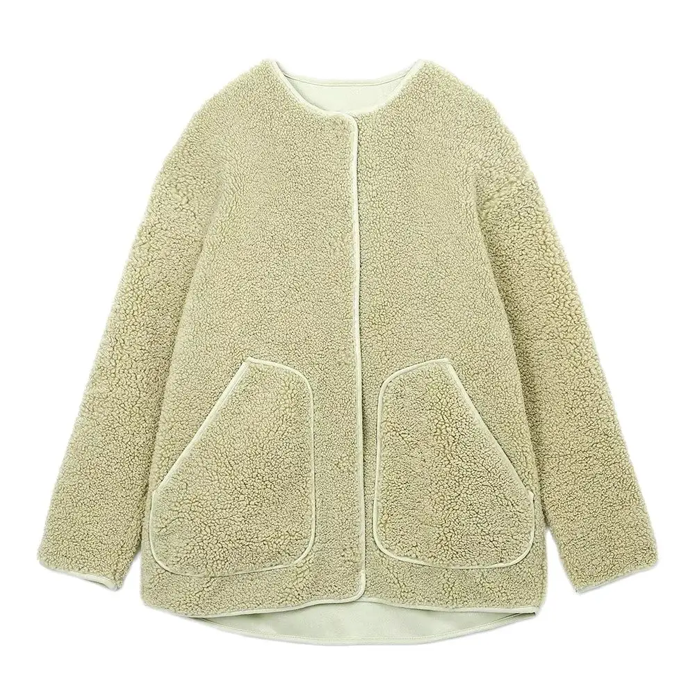PB&ZA Women Jackets Loose Warm Lamb Wool Coat High Quality Teddy Fleece Female Casual Oversize Outerwear Autumn Clothes4341752
PB&ZA Women Jackets Loose Warm Lamb Wool Coat High Quality Teddy Fleece Female Casual Oversize Outerwear Autumn Clothes4341752