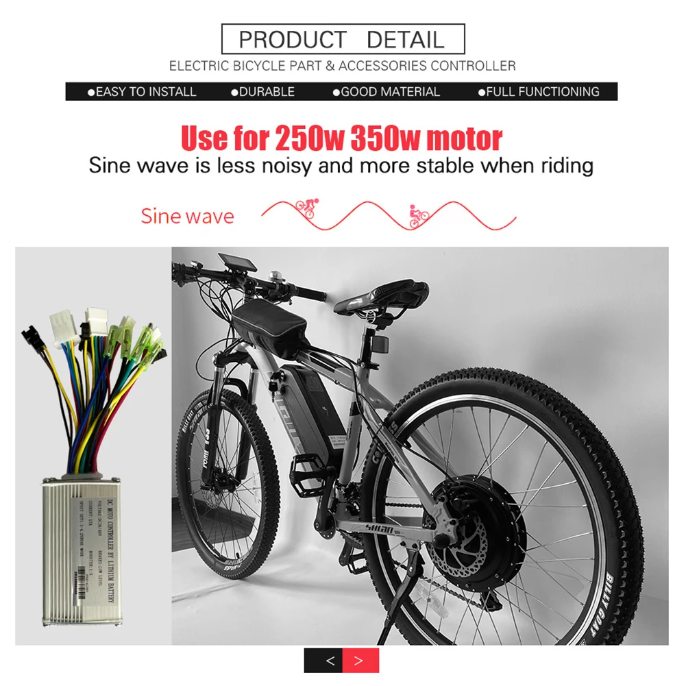 Bike Part Ebike Controller Controller 17A 350W 36V/48V For E-bike JN Controller DC30/40±0.5V E-bike Accessories
Bike Part Ebike Controller Controller 17A 350W 36V/48V For E-bike JN Controller DC30/40±0.5V E-bike Accessories