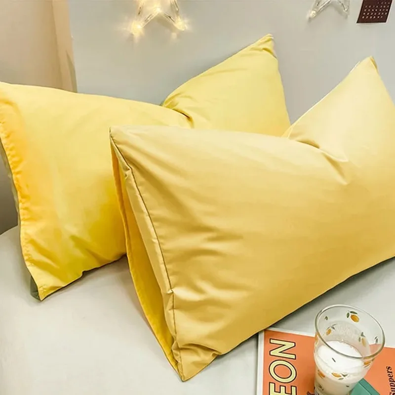 Solid Color Two Pillowcases Dirt-resistant Pair Pack Soft Breathable Pillowcases 48x74cm
Solid Color Two Pillowcases Dirt-resistant Pair Pack Soft Breathable Pillowcases 48x74cm