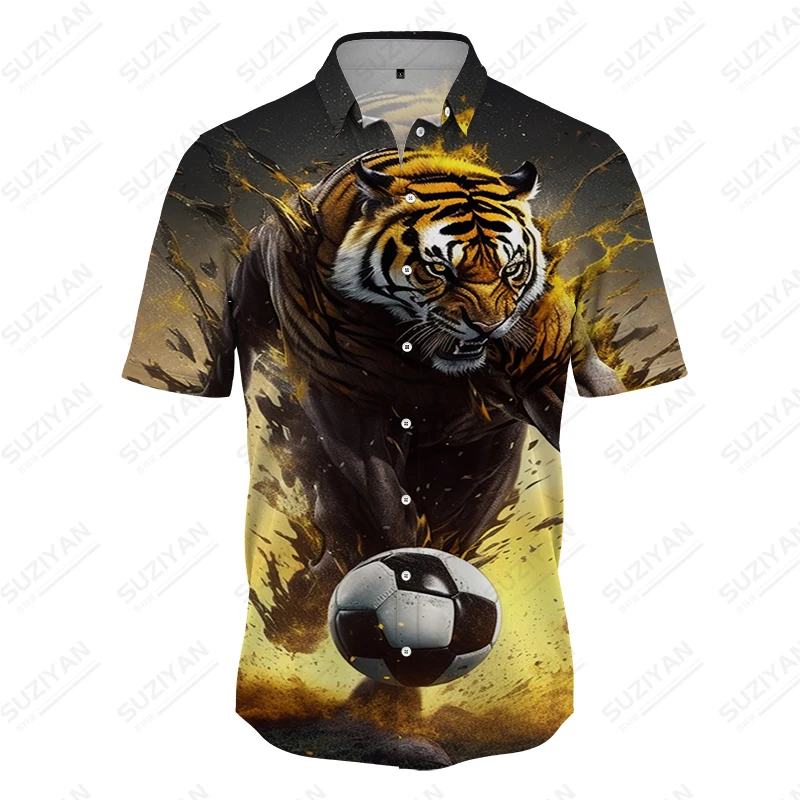 Men's Short Sleeve Shirt Animal Tiger 3d Print Short Sleeve Shirt Fashion Street Short Sleeve Shirt Hawaiian Short Sleeve Shirt
Men's Short Sleeve Shirt Animal Tiger 3d Print Short Sleeve Shirt Fashion Street Short Sleeve Shirt Hawaiian Short Sleeve Shirt