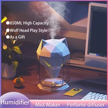 Xiaomi Air Diffuser Humifider Electric Essential Oil Aroma Diffusers Ultrasonic Portable USB Wolf Head Water Fogger Humifider