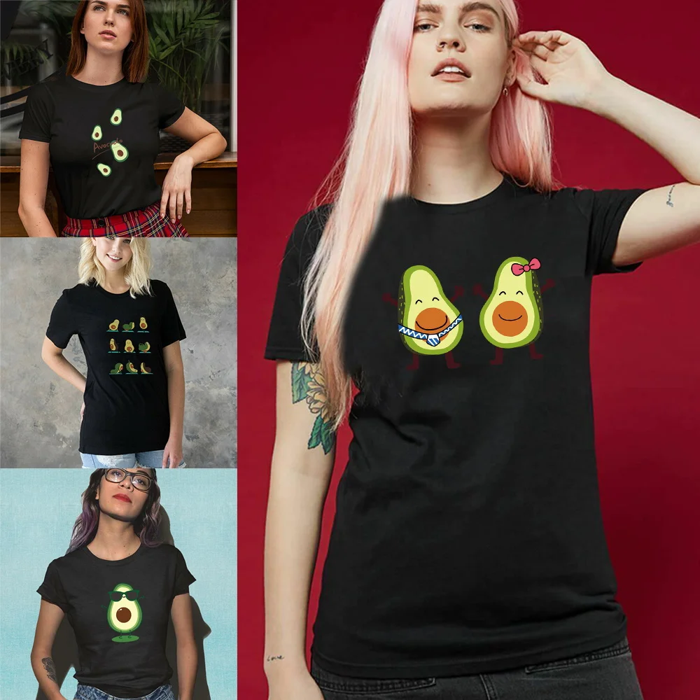 2022 Women T-shirt Summer Short-sleeved Avocado Printing Harajuku Fashion T-shirt Female Commuter Top Hip Hop Streetwear Clothes
2022 Women T-shirt Summer Short-sleeved Avocado Printing Harajuku Fashion T-shirt Female Commuter Top Hip Hop Streetwear Clothes