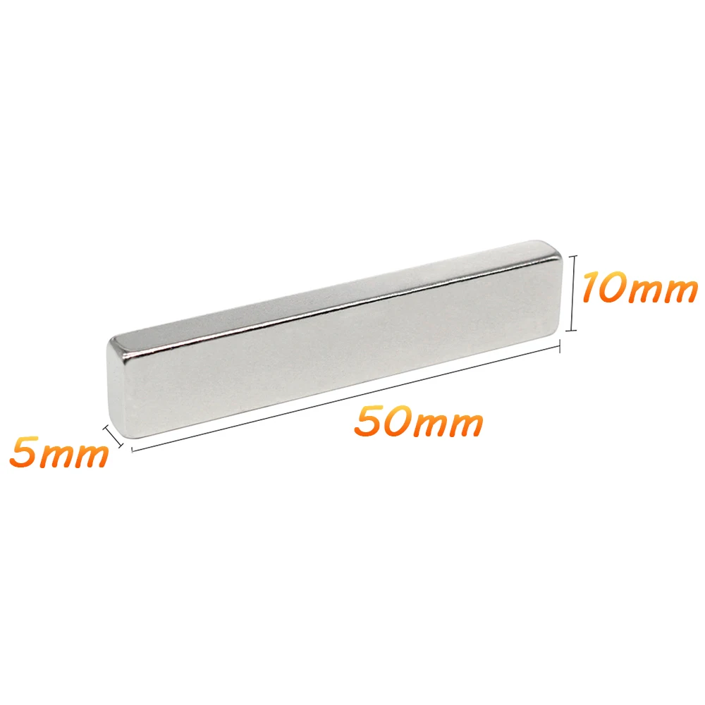 1/2/5/10/15/20PCS 50x10x5mm Thick Block Rare Earth Magnet N35 Quadrate Neodymium Magnets 50x10x5 Permanent NdFeB Magnet 50*10*5
1/2/5/10/15/20PCS 50x10x5mm Thick Block Rare Earth Magnet N35 Quadrate Neodymium Magnets 50x10x5 Permanent NdFeB Magnet 50*10*5