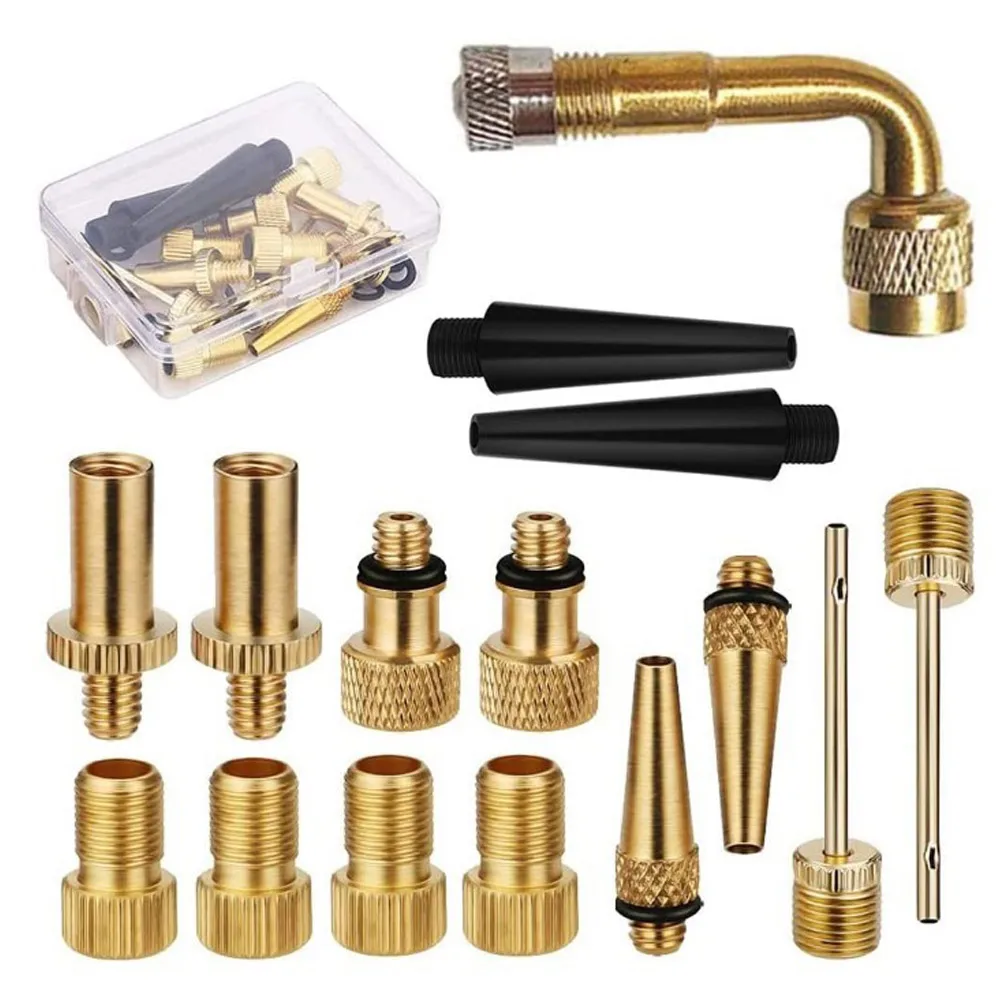 Bicycle Valve SV AV DV Adapter Set MTB Mountain Bike Tire Pump Adapter Kit Copper Cycling Pump Adapters Bike Accessories Parts
Bicycle Valve SV AV DV Adapter Set MTB Mountain Bike Tire Pump Adapter Kit Copper Cycling Pump Adapters Bike Accessories Parts