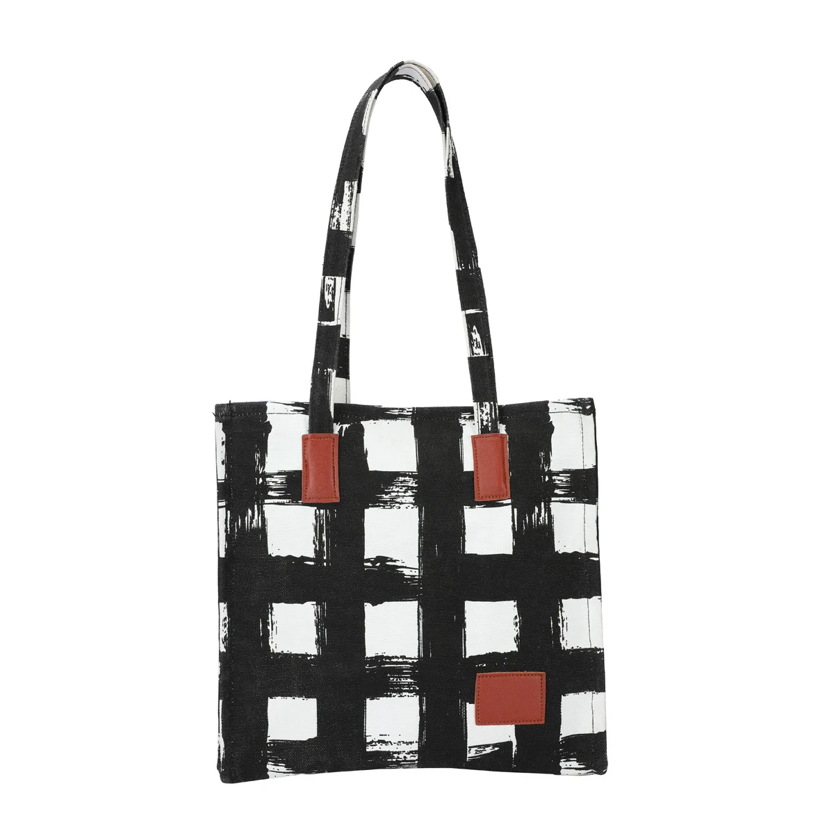 2022 Women's Bag New Canvas Shoulder Bag Fashion Black and White Lattice Portable Women's Bag Large Capacity Tote Bag
2022 Women's Bag New Canvas Shoulder Bag Fashion Black and White Lattice Portable Women's Bag Large Capacity Tote Bag
