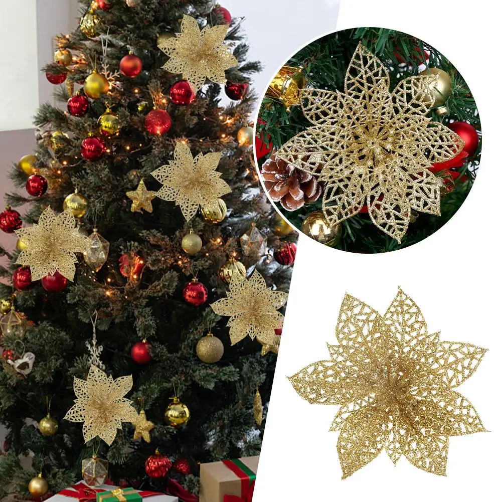 10pcs Christmas Hollow Artificial Flower 15cm Xmas Wedding Decoration Props Wedding Year 2023 New Party Tree Ornaments B4V1
10pcs Christmas Hollow Artificial Flower 15cm Xmas Wedding Decoration Props Wedding Year 2023 New Party Tree Ornaments B4V1