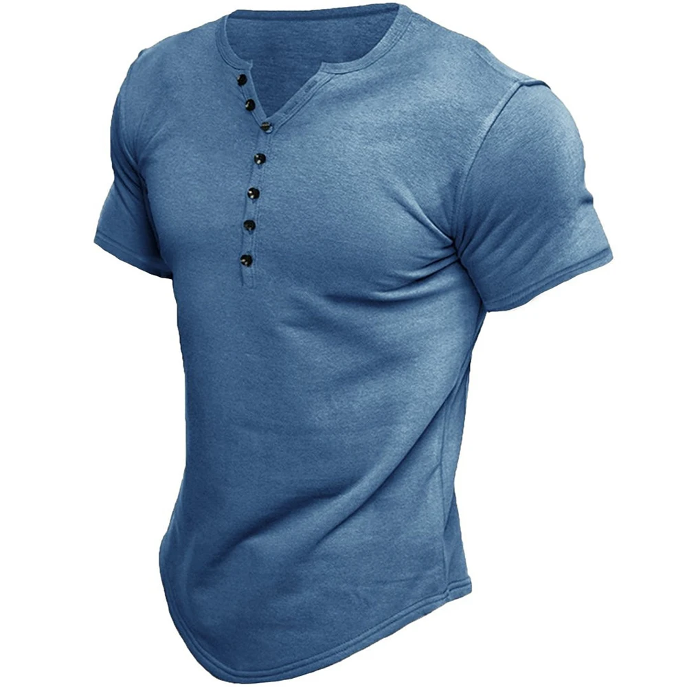Harajuku Cotton Henley T Shirt Men Solid Color Short Sleeve Casual Button Vintage T-Shirt Summer Harajuku Loose Casual Tops A50
Harajuku Cotton Henley T Shirt Men Solid Color Short Sleeve Casual Button Vintage T-Shirt Summer Harajuku Loose Casual Tops A50
