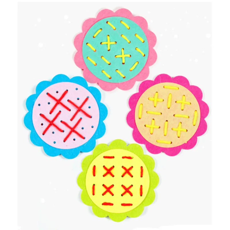 Nonwoven Sun Flower Baby DIY Toys Stringing Threading Monterssori Educational For Kids Children Handmade Material Package
Nonwoven Sun Flower Baby DIY Toys Stringing Threading Monterssori Educational For Kids Children Handmade Material Package