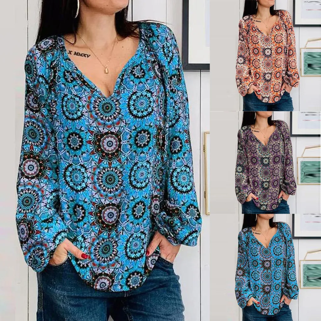 Woman Summer Tops Women Fashion Loose V-Neck Blouse Long Sleeve Casual Pullover Loose Tops Womens Summer Tops
Woman Summer Tops Women Fashion Loose V-Neck Blouse Long Sleeve Casual Pullover Loose Tops Womens Summer Tops