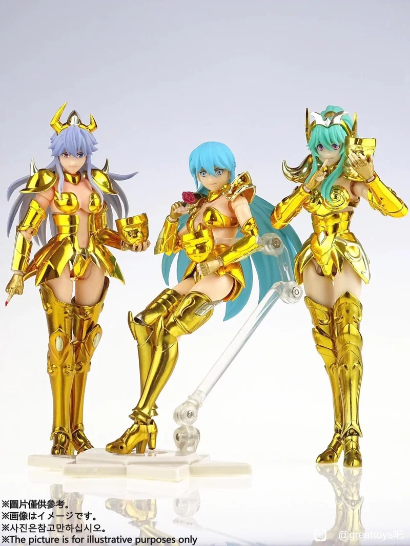 GT Model Saint Seiya Myth Cloth Female Scorpio Geraldine Figure EX Pisces Venus Aries Dolores Action Figure Toys Collection
GT Model Saint Seiya Myth Cloth Female Scorpio Geraldine Figure EX Pisces Venus Aries Dolores Action Figure Toys Collection