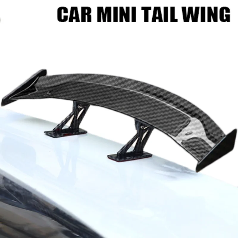 Car Mini Tail Wing Carbon Fiber Look Modified Tail Wings Simple Model Auto Rear Spoiler Decoration Car Accessories
Car Mini Tail Wing Carbon Fiber Look Modified Tail Wings Simple Model Auto Rear Spoiler Decoration Car Accessories