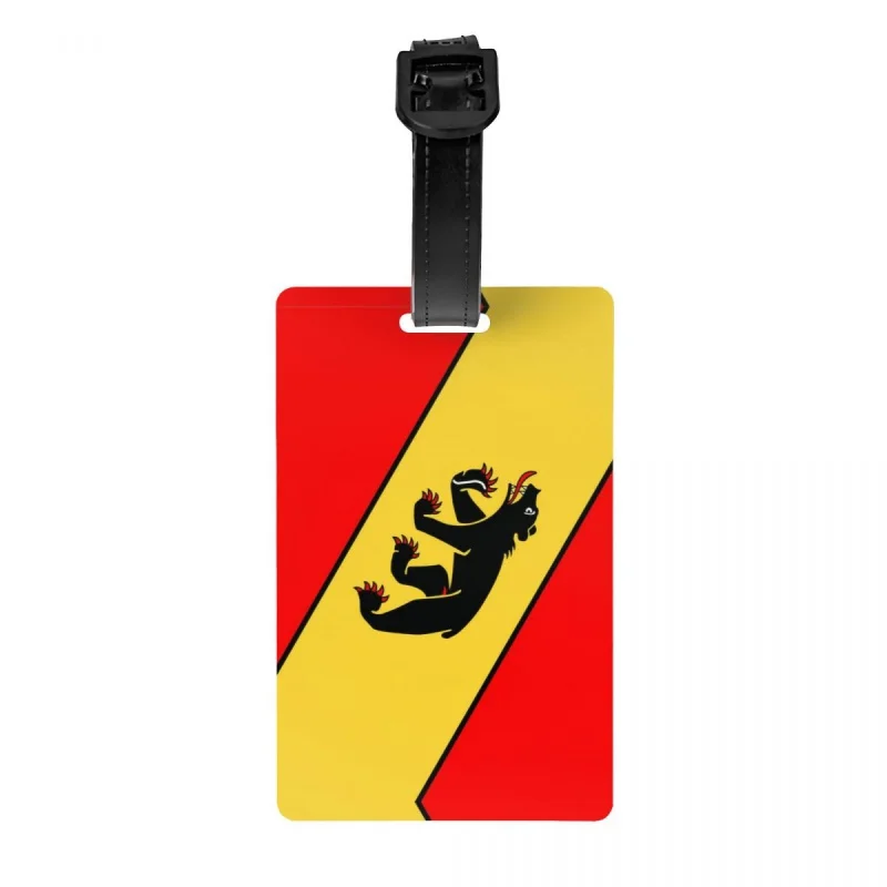 Bern Bear Swiss Flag Luggage Tags for Suitcases Switzerland Bern Coat of Arms Privacy Cover ID Label
Bern Bear Swiss Flag Luggage Tags for Suitcases Switzerland Bern Coat of Arms Privacy Cover ID Label