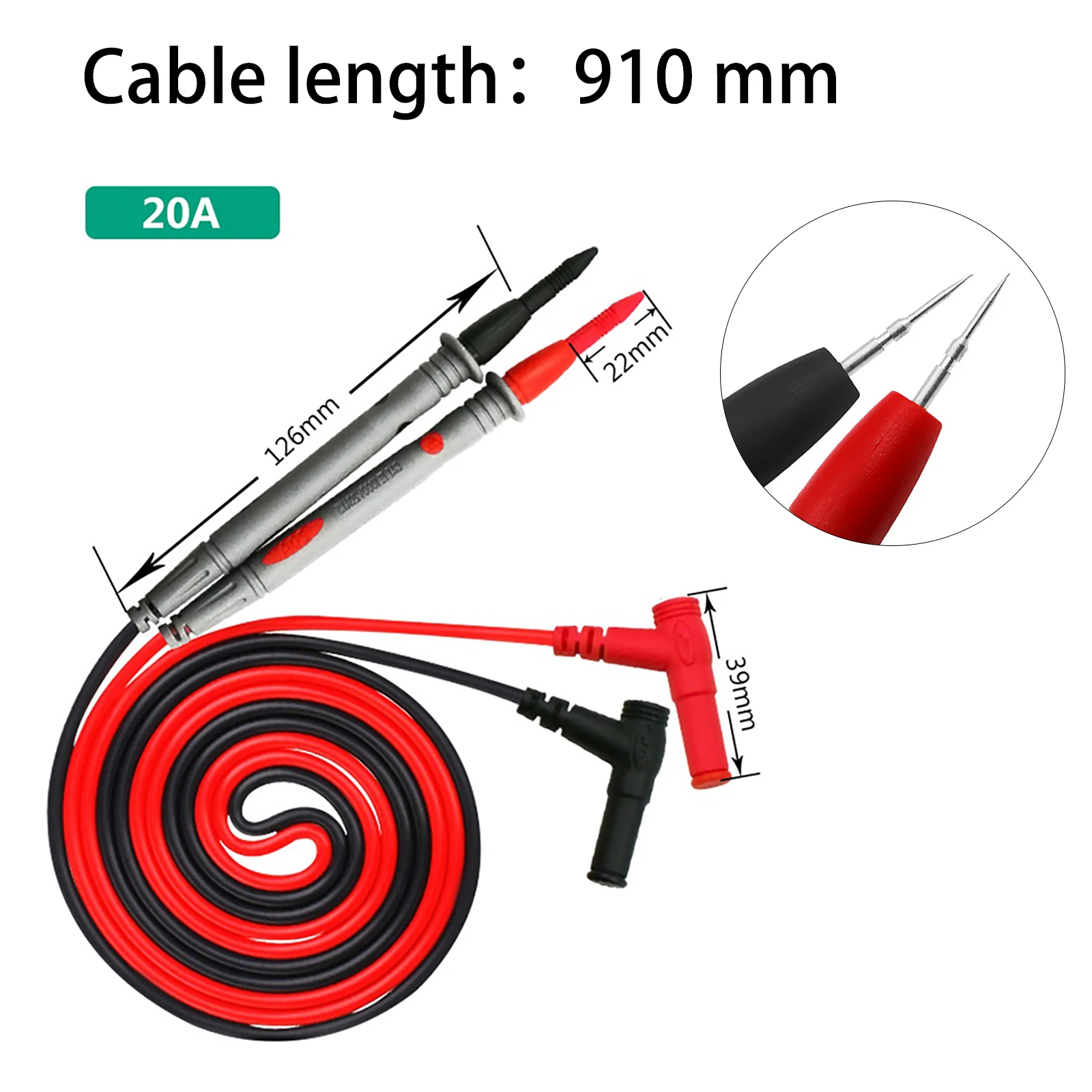 1 Set Multimeter Voltmeter End Covers Cable Ultra Fine Needle Tester Universal Measuring Pliers For Electric Equipment Testing
1 Set Multimeter Voltmeter End Covers Cable Ultra Fine Needle Tester Universal Measuring Pliers For Electric Equipment Testing