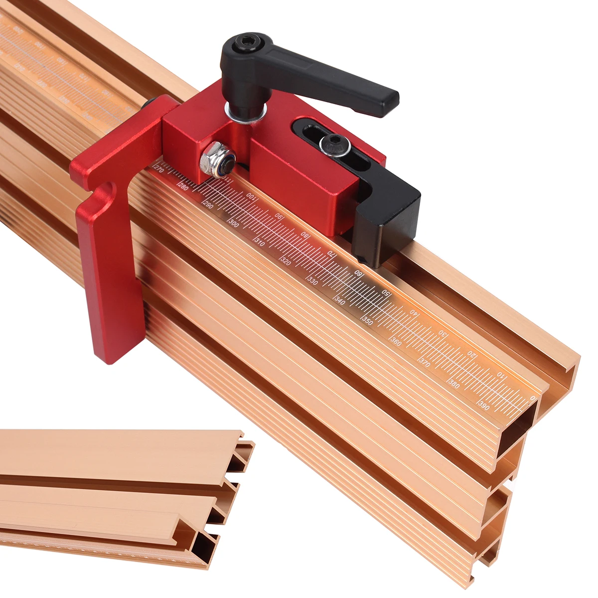 Woodworking Miter Track Fence Aluminum Multi T-Track Fence DIY T Slot Miter Track Sliding Bracket Miter Gauge Backer
Woodworking Miter Track Fence Aluminum Multi T-Track Fence DIY T Slot Miter Track Sliding Bracket Miter Gauge Backer