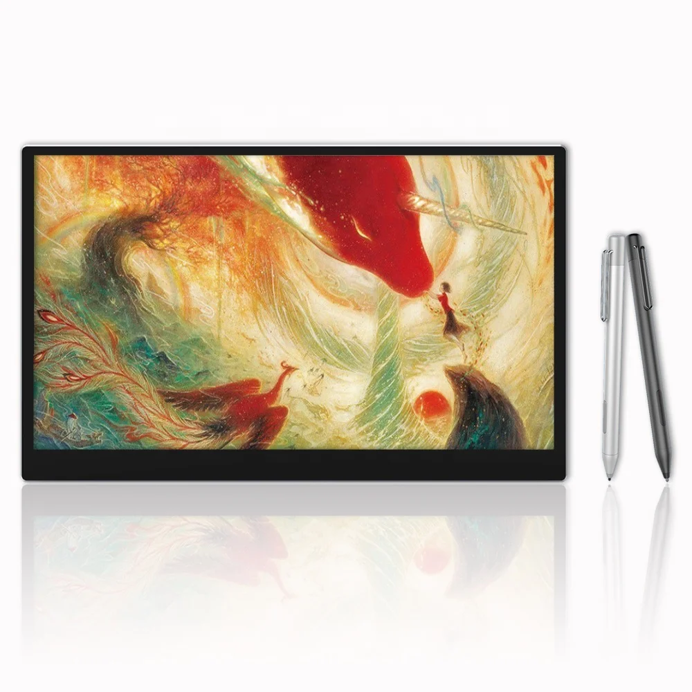 Graphics Tablet Tilt Support Portable Drawing Monitor 13.3" Pen Display with 10-Point Touch Screen and MPP Stylus 4096 Level
Graphics Tablet Tilt Support Portable Drawing Monitor 13.3" Pen Display with 10-Point Touch Screen and MPP Stylus 4096 Level
