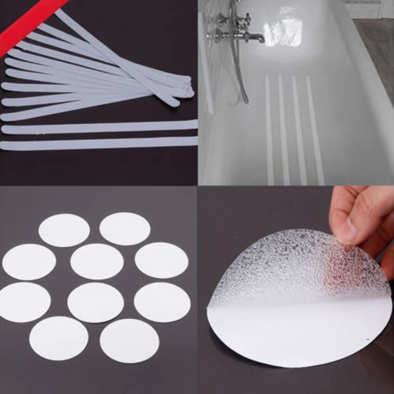 12/24PCS White PEVA Non-Slip Applique Strip Mat Stickers Bath Tub Shower Bathroom Stairway Safety Easy To Stick And Remove
12/24PCS White PEVA Non-Slip Applique Strip Mat Stickers Bath Tub Shower Bathroom Stairway Safety Easy To Stick And Remove