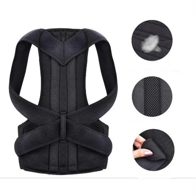 Adjustable Posture Corrector Back Support Shoulder Back Brace Posture Correctionr Spine Corrector Health Postural Fixer Tape
Adjustable Posture Corrector Back Support Shoulder Back Brace Posture Correctionr Spine Corrector Health Postural Fixer Tape