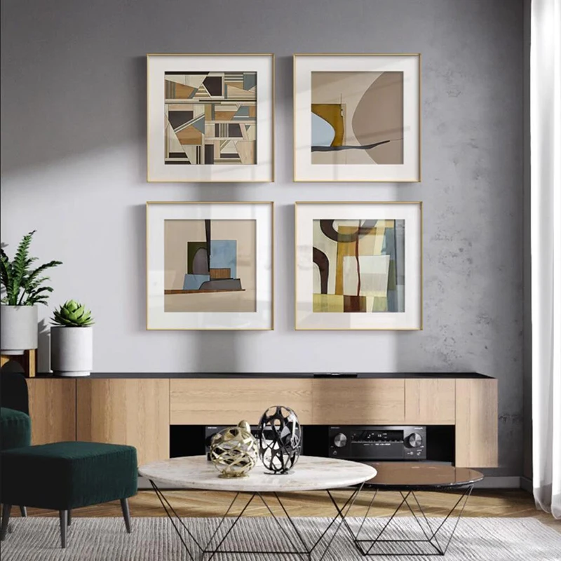 Rectangular Geometric Poster, Abstract Canvas Painting, Printed Mural, Living Room Sofa Background Wall Abstract Painting, Home
Rectangular Geometric Poster, Abstract Canvas Painting, Printed Mural, Living Room Sofa Background Wall Abstract Painting, Home