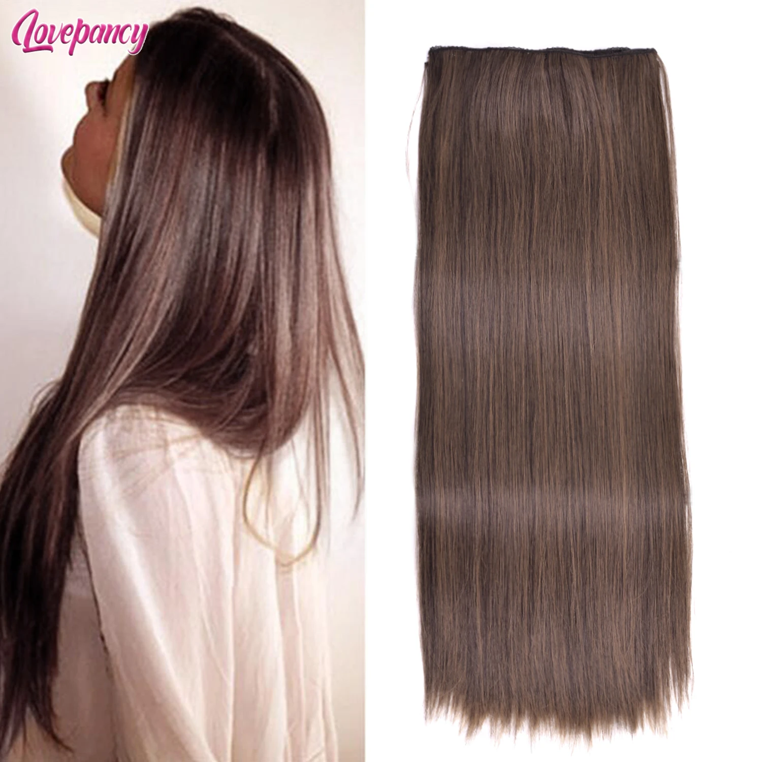 Synthetic 7Pcs/Set 220G 22 inch Hairpiece Straight 16 Clips In False Styling Hair Clip In Hair Extensions Heat Resistant Brown
Synthetic 7Pcs/Set 220G 22 inch Hairpiece Straight 16 Clips In False Styling Hair Clip In Hair Extensions Heat Resistant Brown