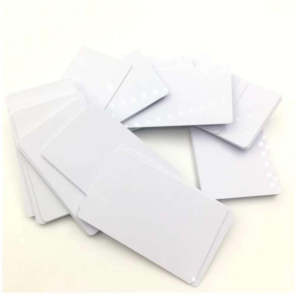 

Глянцевая белая открытка для струйной печати, ПВХ-карта для печати, водонепроницаемая пластиковая Визитная карточка для Epson, струйный принт...