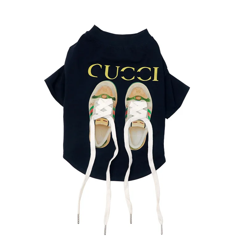 trade pet dog clothes summer small medium-sized dog teddy clothes summer T-shirt shoelaces three-dimensional thin model luxury
trade pet dog clothes summer small medium-sized dog teddy clothes summer T-shirt shoelaces three-dimensional thin model luxury