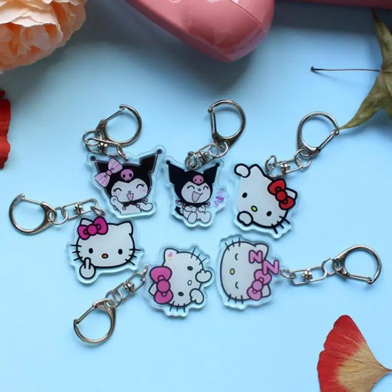 Hello Kitty Key Chain Kuromi Pendant Kawaii Anime Cartoon Car Keyring Mobile Phone Case Decor Backpack Bag Hanging Accessory Toy
Hello Kitty Key Chain Kuromi Pendant Kawaii Anime Cartoon Car Keyring Mobile Phone Case Decor Backpack Bag Hanging Accessory Toy