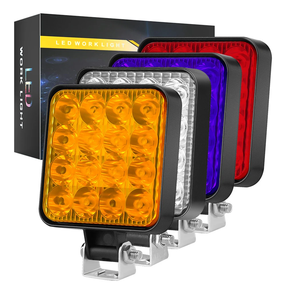 1Pcs Car 16LED Bar Worklight 48W Offroad Work Light 12V Auto Light Fog Lamp Off Road LED Tractor Spotlight For Truck ATV
1Pcs Car 16LED Bar Worklight 48W Offroad Work Light 12V Auto Light Fog Lamp Off Road LED Tractor Spotlight For Truck ATV