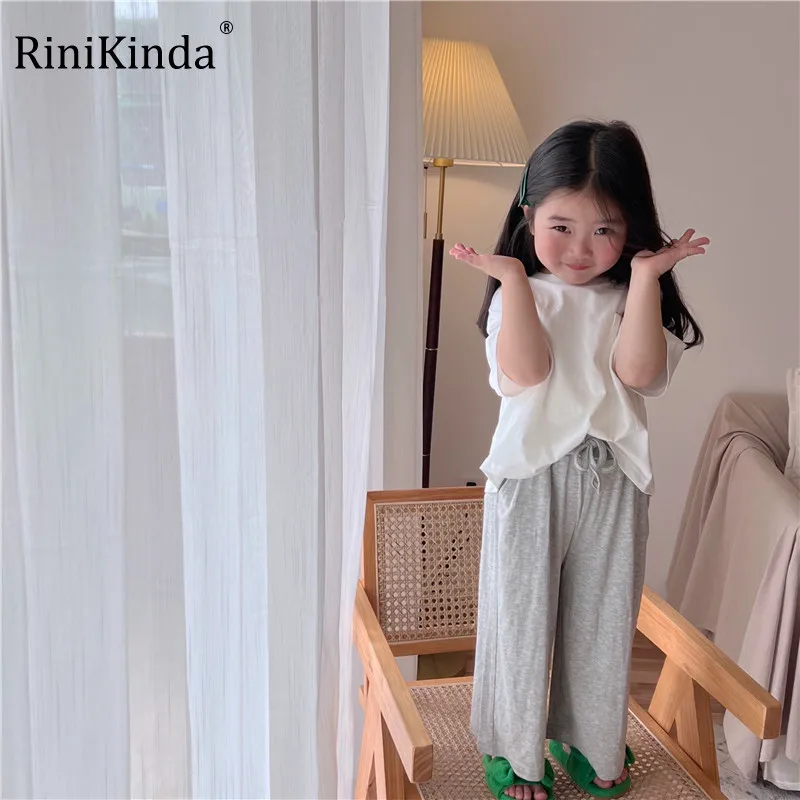 

RiniKinda Toddler Kid Baby Boys Girls Clothes Summer Top Short Sleeve Cotton T Shirt Loose Infant Basic Tee Childrens Tshirt