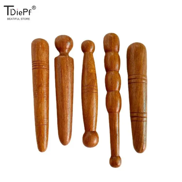 

1pc Massage Tool Wooden Spa Muscle Roller Stick Cellulite Blaster Deep Tissue Fascia Trigger Point Release Self FootBody Massage