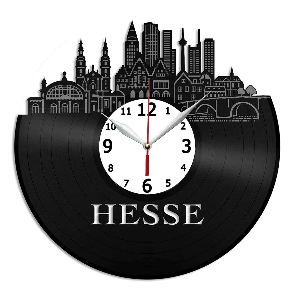 Виниловые настенные часы Hesse Skyline, ручная работа, подарок для кухни, офиса, спальни
Виниловые настенные часы Hesse Skyline, ручная работа, подарок для кухни, офиса, спальни