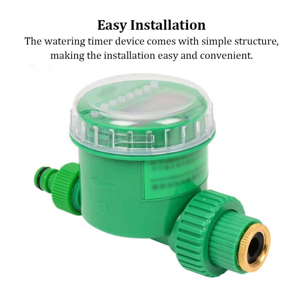 Water Timer Small Size Electronic LCD Display Irrigation Controller Gardening Accessory Watering Control Devices
Water Timer Small Size Electronic LCD Display Irrigation Controller Gardening Accessory Watering Control Devices