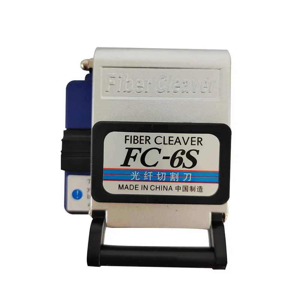 Metal Fiber Cleaver FC-6S Fiber Optic Cable Cutter Cold Aluminum Fiber Knife Cutting Used in FTTX FTTH FC-6S Fiber Cleaver Tool
Metal Fiber Cleaver FC-6S Fiber Optic Cable Cutter Cold Aluminum Fiber Knife Cutting Used in FTTX FTTH FC-6S Fiber Cleaver Tool