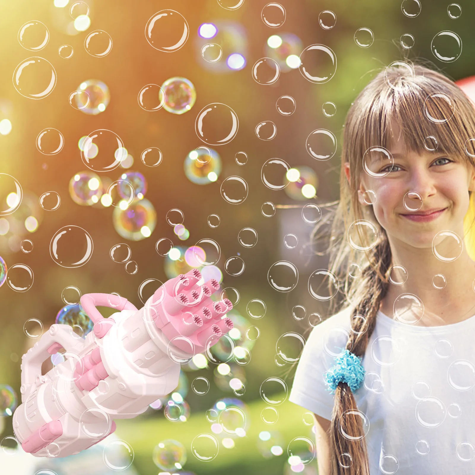 GatlingBubble Machine Guns Children's Automatic Bubble Machine Vairable Fan Rocket Launcher Outdoor Children's Toys Gifts For Bo
GatlingBubble Machine Guns Children's Automatic Bubble Machine Vairable Fan Rocket Launcher Outdoor Children's Toys Gifts For Bo